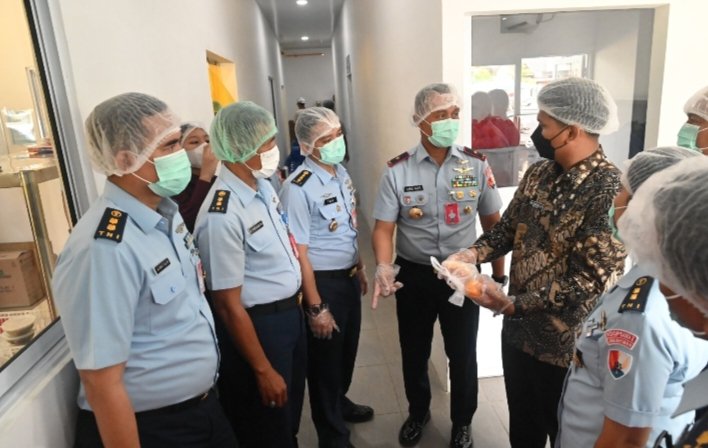 Danlanud RSN Tinjau Produksi SPPG, Pastikan Layanan Gizi Tepat Mutu dan Tepat Sasaran