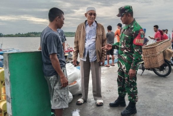 Danpos Durai Jaga Warga, Himbau Waspada Jalur Laut