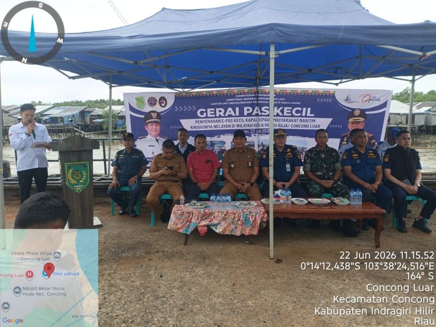 Danpos Ramil 04/Kuindra Hadiri Penyerahan E-Pas Kecil, Nelayan Concong Luar Terdata Resmi