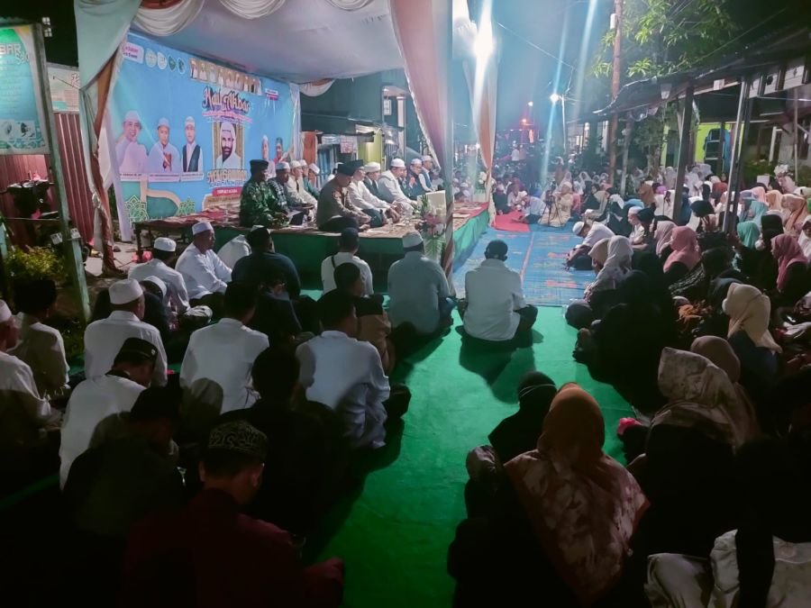 Danposramil 01/Tembilahan Hadiri Haul Akbar Ulama Inhil di Kecamatan Tembilahan Hulu