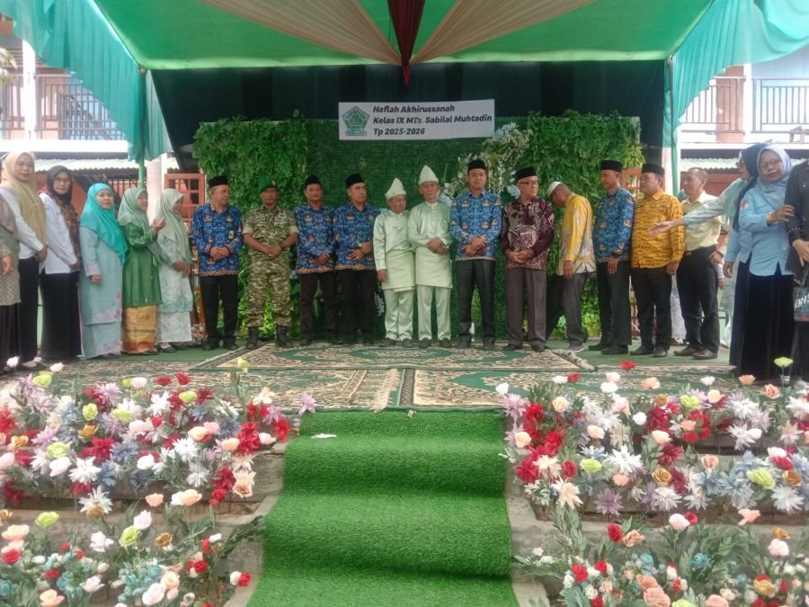 Danposramil 01/Tembilahan Hadiri Pelepasan Siswa MTS Sabilal Muhtadin