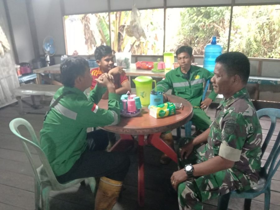 Danposramil 01/Tembilahan Ingatkan Risiko Kerja, Pekerja PLTU Diminta Tetap Waspada