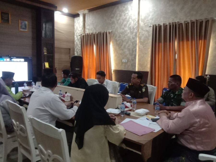 Danposramil 01/Tembilahan Peltu Jaharzam Hadiri Rakor Strategis Inflasi dan Jaminan Halal