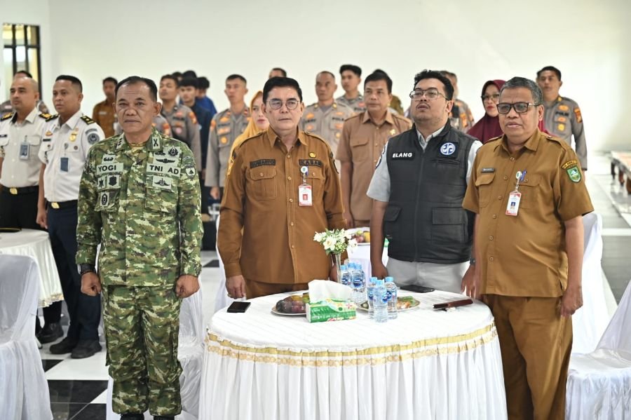 Danramil 01 Bengkalis Hadiri Forum Konsultasi Publik Di Polres Bengkalis
