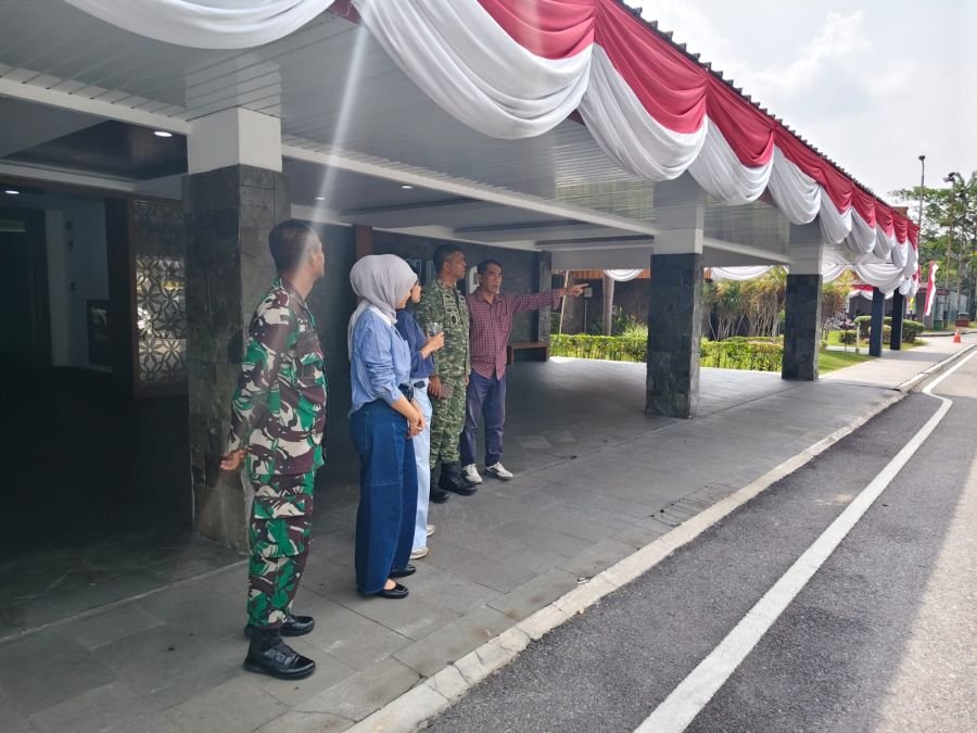 Danramil 01 Rumbai Cek Kesiapan Lokasi Kunjungan Danrem di Kawasan PHR
