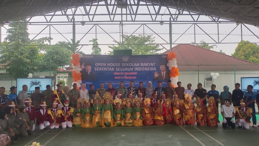 Danramil 01 Rumbai Hadiri Open House Sekolah Rakyat, Dukung Mimpi dan Masa Depan Generasi Muda