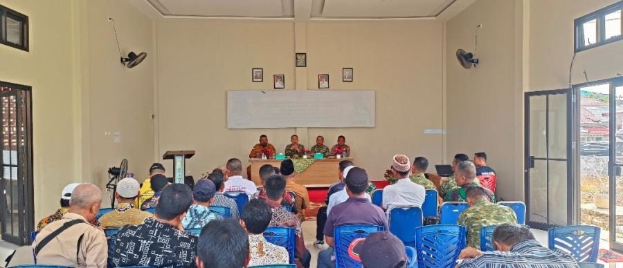 Danramil 01/Tembilahan Kapten Czi John Kenedi Ikuti Sosialisasi Karhutla Tim Mabes TNI