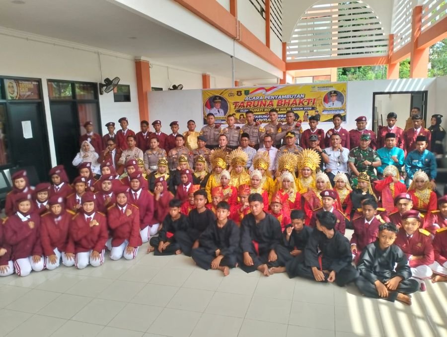 Danramil 02/TP Kapten ARH Iswandi Menghadiri kegiatan Penyambutan Personel Taruna Bakti Tahun 2026