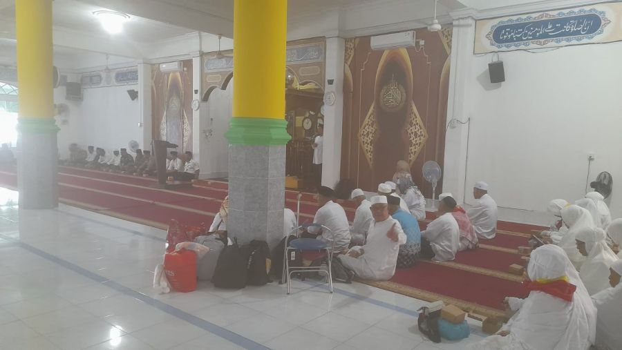 Danramil 03/Kundur Sambut 32 Jamaah Haji Pulang Sehat