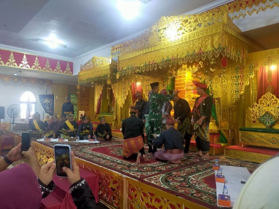 Danramil 03/Senapelan Hadiri Pelantikan Hulu Balang LAM Riau Kota Pekanbaru