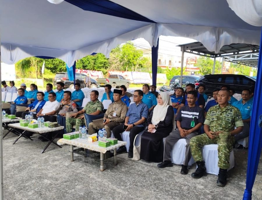 Danramil 04/Limapuluh Hadiri Pelantikan KNPI Rumbai Timur, Dorong Pemuda Jadi Motor Pembangunan