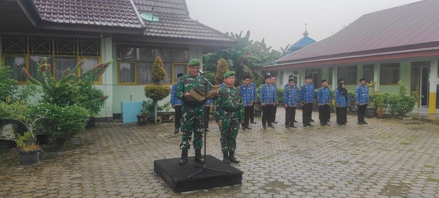 Danramil 04/PP Diwakili Peltu A.R Lubis Hadiri Upacara Hari Kebangkitan Nasional dan Hari Kearsipan