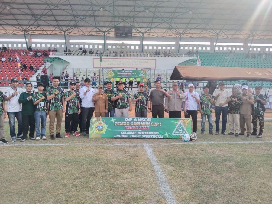 Danramil 04/Tebing Hadiri Pembukaan GP Ansor Cup I