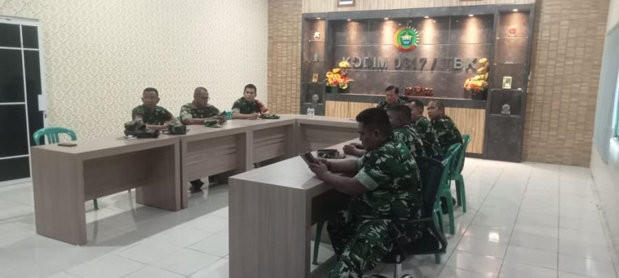 Danramil 04/Tebing Perkuat Pemahaman Ketahanan Pangan Lewat Bimtek