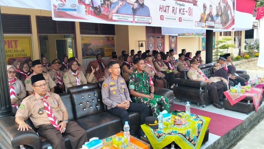 Danramil 05/KK Diwakili Serda Daswirsyah Hadiri Upacara HUT Pramuka Ke-65 Tahun 2026