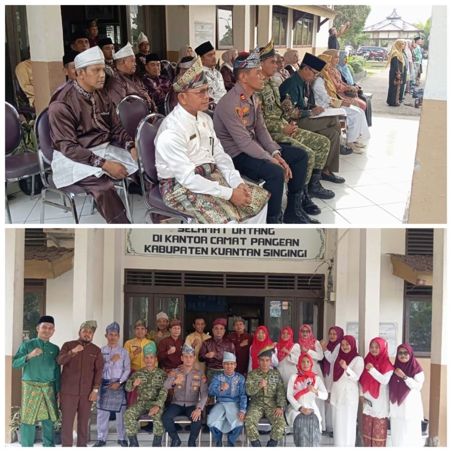 Danramil 07/KH Hadiri Upacara HUT ke-69 Provinsi Riau di Pangean