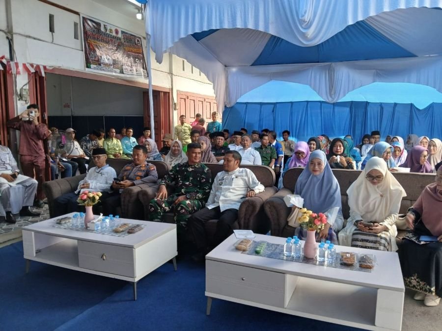 Danramil Koramil 05/Sail Hadiri Lepas Sambut Lurah Mentangor dan Pebatuan