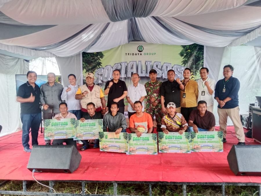 Danramil Kundur Hadiri Sosialisasi Pascatambang dan Serahkan Bantuan
