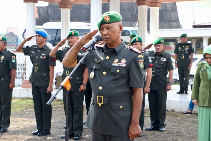 Danramil Kundur Pimpin Ziarah HUT Pertama Kodam XIX