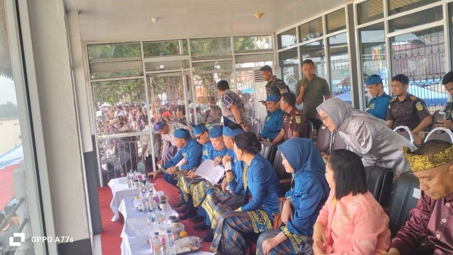 Danrem 031/WB Saksikan Hari Pertama Pacu Jalur Nasional di Teluk Kuantan