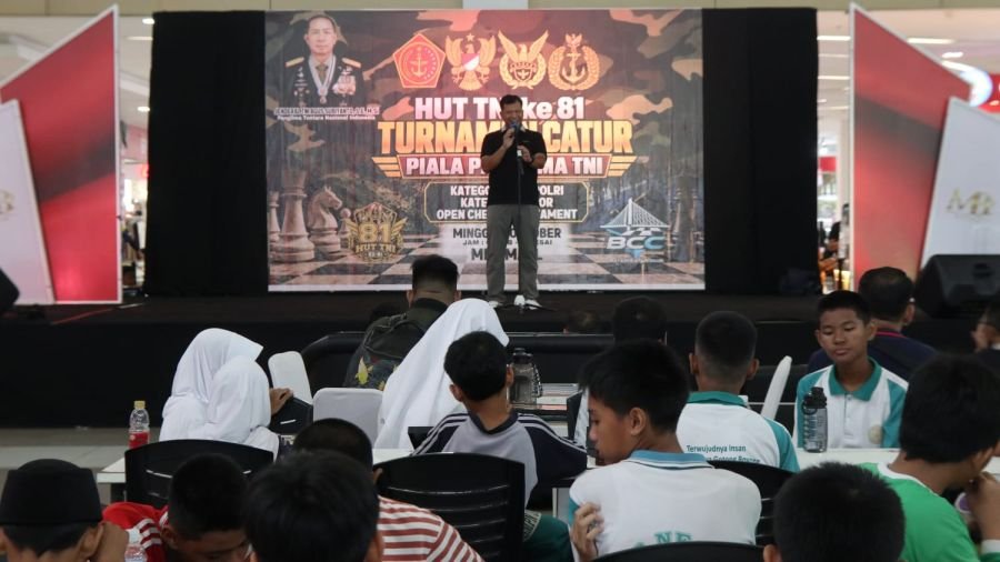 Dandim Batam Hadiri Turnamen Catur Piala Panglima TNI di MB2