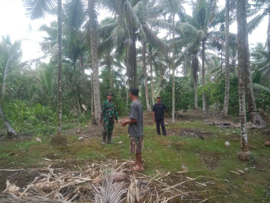 Dari Patroli Tapal Batas Hingga Edukasi Karhutla, Babinsa Koramil 07/Reteh Aktif di Pulau Kijang