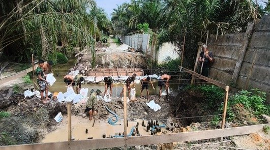 Demi Akses yang Lebih Baik, Pembangunan Jembatan Garuda Armco Terus Dipacu