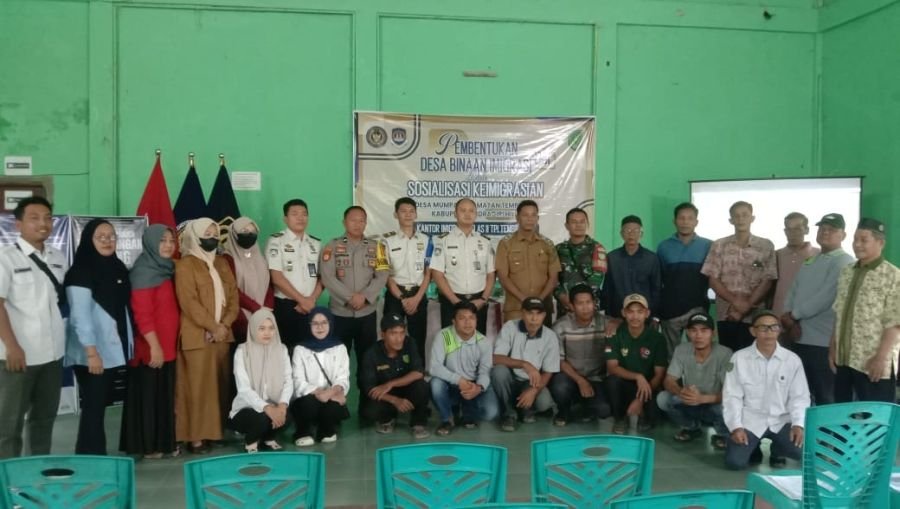 Desa Mumpa Bentuk Desa Binaan Imigrasi, Babinsa 03/Tpl Hadir Kawal Program