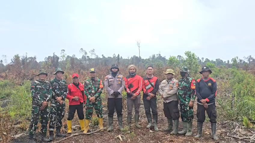 Desa Tasik Serai Timur Dinyatakan Padam Total, Penanganan Karhutla Sukses Diakhiri