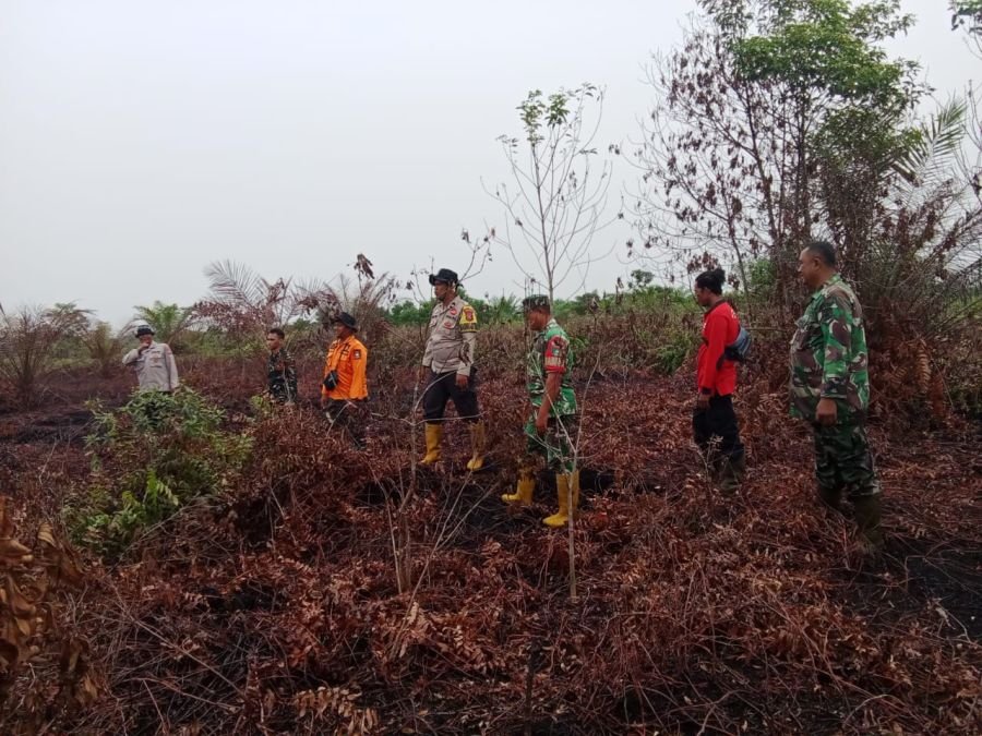 Diguyur Hujan Deras, Tiga Titik Kebakaran di Wilayah Koramil 03/Mandau Berhasil Padam Total