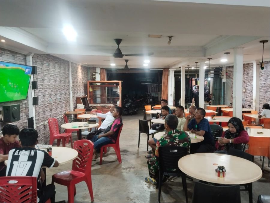 Dini Hari Bersama Warga, Koramil Moro Bangun Kebersamaan