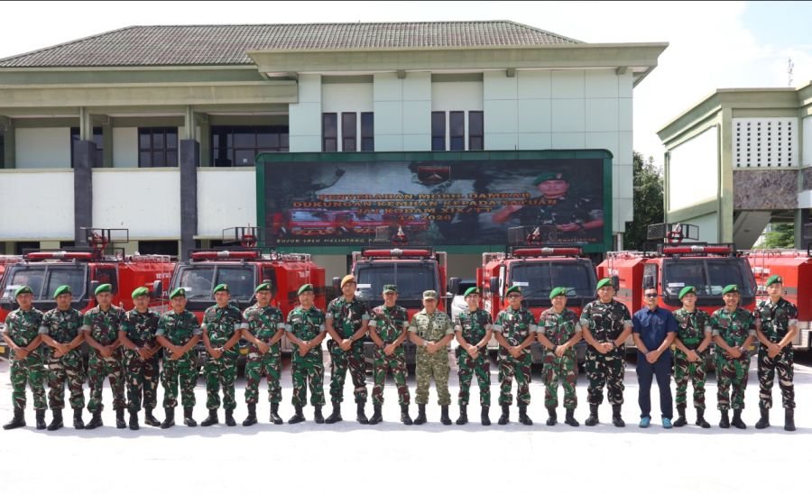 Distribusi 36 Unit Mobil Damkar, Kodam XIX/TT Perkuat Kesiapsiagaan Karhutla