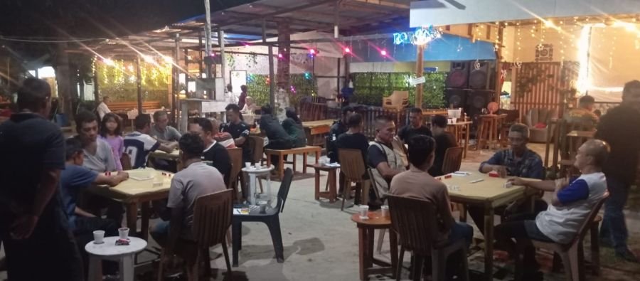 Domino Gembira dan Nobar Piala Dunia 2026, Koramil 06/Senayang Pererat Silaturahmi Warga