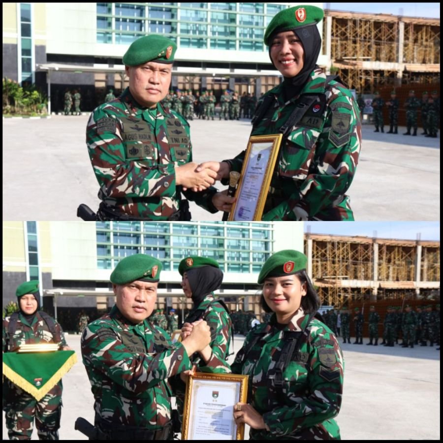Dua Personel Kowad Kodim 0301/Pekanbaru Raih Juara III Umum Kejuaraan PSM TNI AD 2026