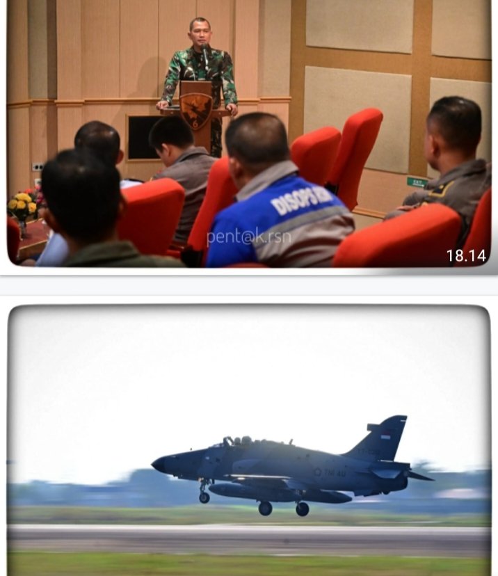 Dua Skadron Tempur Lanud RSN Bergerak Mengikuti Latihan Jalak Sakti 2025