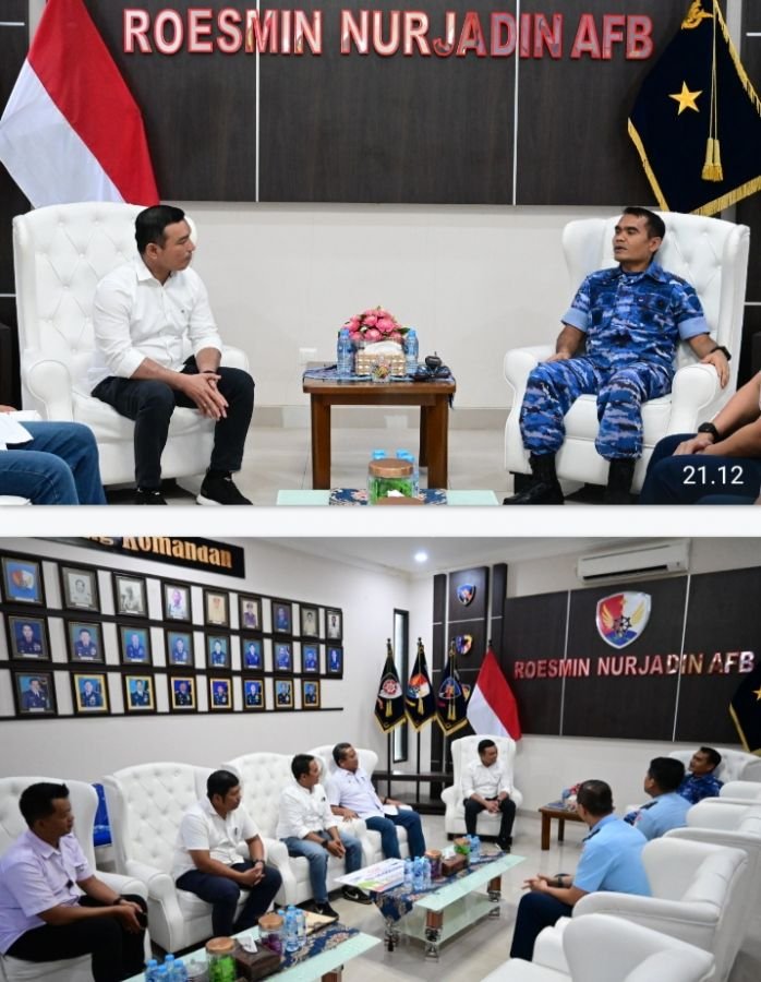 Dukung Fasilitas Olahraga, PTPN IV Palmco Regional 3 Serahkan Bantuan CSR ke Lanud Roesmin Nurjadin