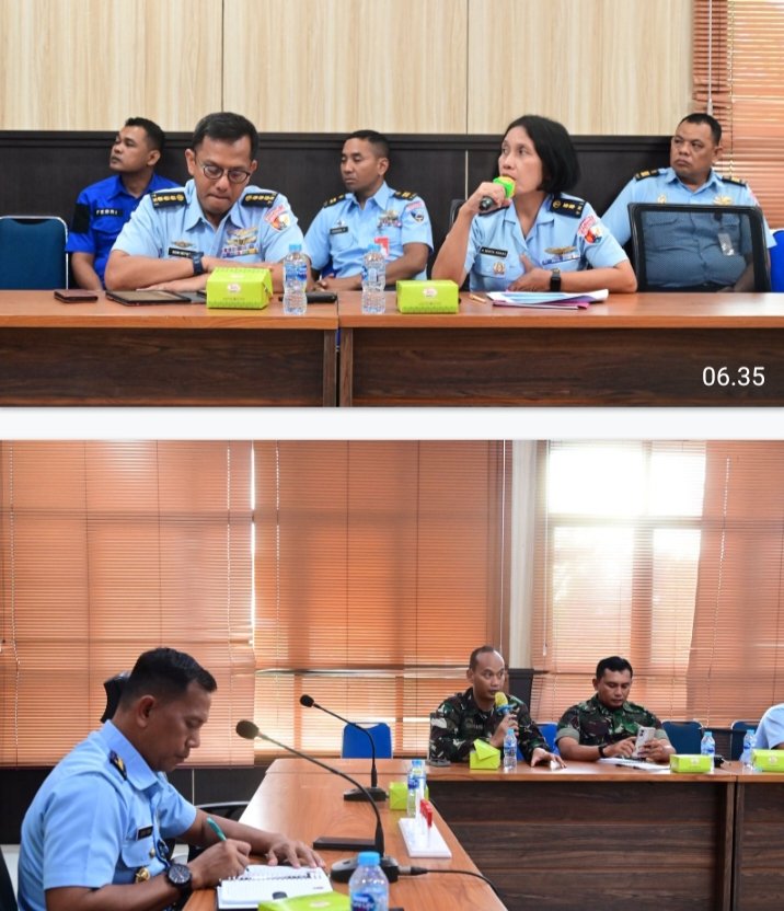 Dukung Ketahanan Pangan Nasional, Lanud Roesmin Nurjadin Bahas Pembentukan Kompi Produksi