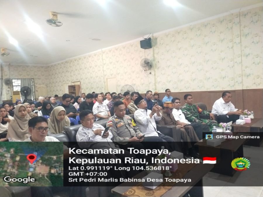 Dukung Pelaksanaan Demokrasi Desa, Babinsa Toapaya Hadiri Sosialisasi Aturan Pilkades 2026