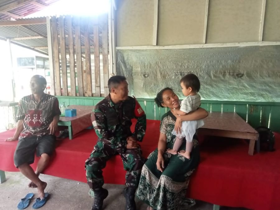 Dukung Penurunan Angka Gizi Buruk, Serda Gunawan Laksanakan Pengecekan dan Sosialisasi