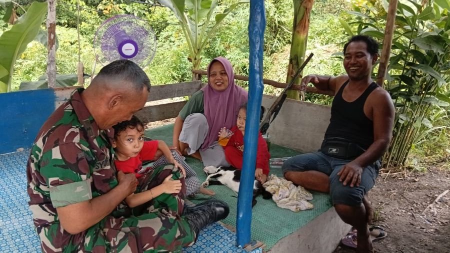 *Dukung Program Pemerintah, Babinsa Koramil 06 Siak Hulu Laksanakan Sosialisasi Percepatan Stunting