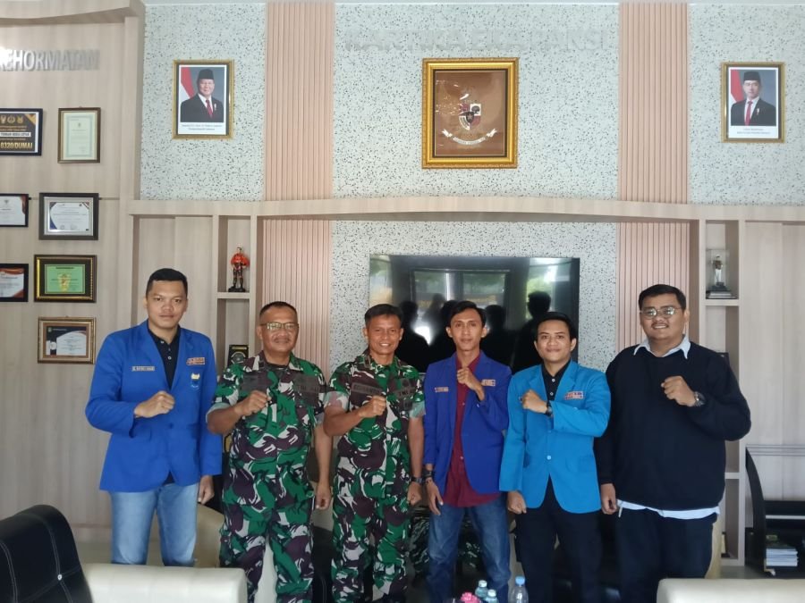 Dumai, 29 April 2026 — Kodim 0320/Dumai menerima kunjungan silaturahmi dari Pimpinan Cabang Pergerak