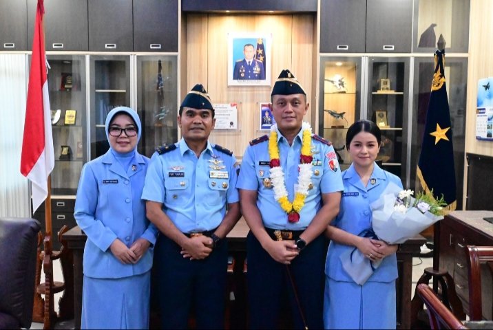 Estafet Kepemimpinan Penuh Makna, Lanud RSN Gelar Tradisi Passing In dan Passing Out Parade