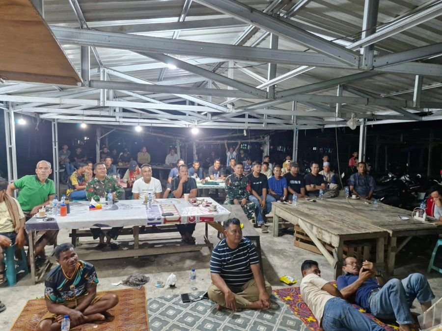 Final Piala Dunia 2026, Koramil 09 Singingi Perkuat Kebersamaan Warga