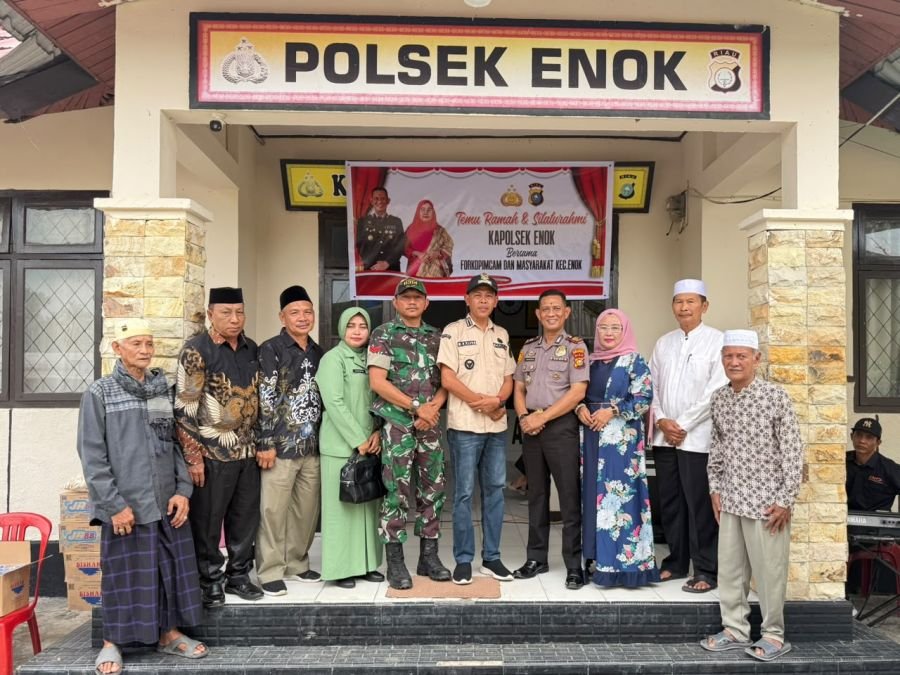 Forkopimcam Enok Kompak Sambut Kedatangan Kapolsek Baru IPTU Musirwan