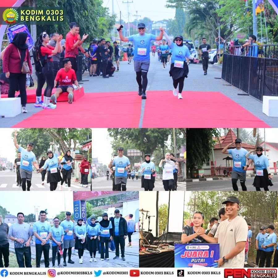 Fun Run Ekraforia 2026 Meriah, Dandim Bengkalis Dorong Kreativitas Jadi Kekuatan Daerah