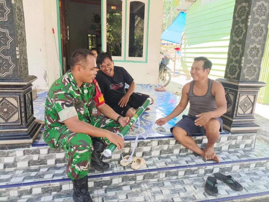Gelar Komsos Dialogis, Sertu Rustam Sitompul Pererat Hubungan dengan Warga Siambul