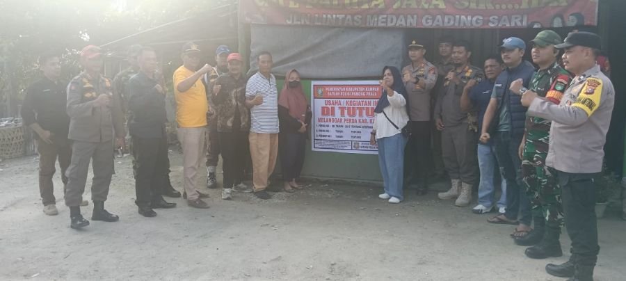 Gelar Operasi Yustisi, Satpol PP Kampar Sita Miras Tanpa Izin dan Segel Warung Remang-Remang