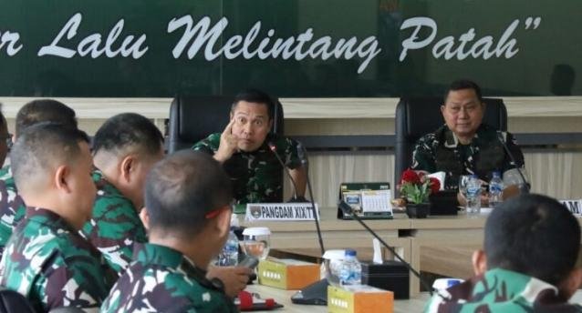 Gelar Paparan Konsep Operasi, Pangdam Agus Hadi Fokus Bencana dan Keamanan