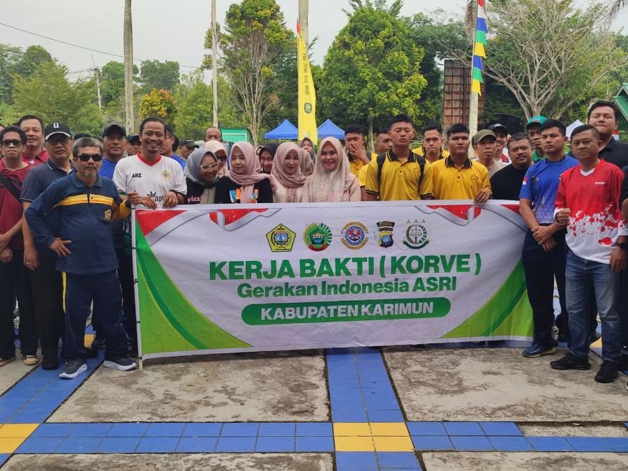 Gerakan Indonesia Asri Satukan TNI, Polri dan Warga Karimun