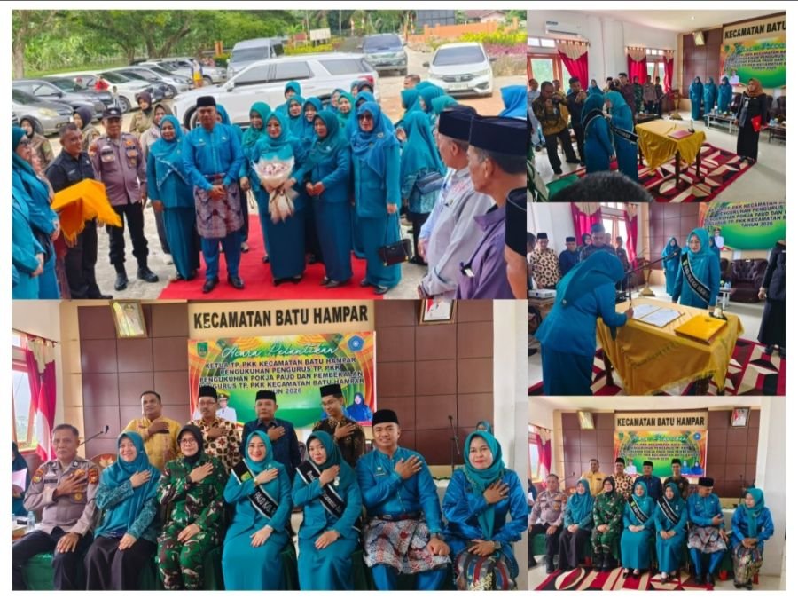 Hadir di Pelantikan TP PKK Batu Hampar, Wadanramil 01/Bgk Tegaskan Siap Bersinergi Turunkan Stunting